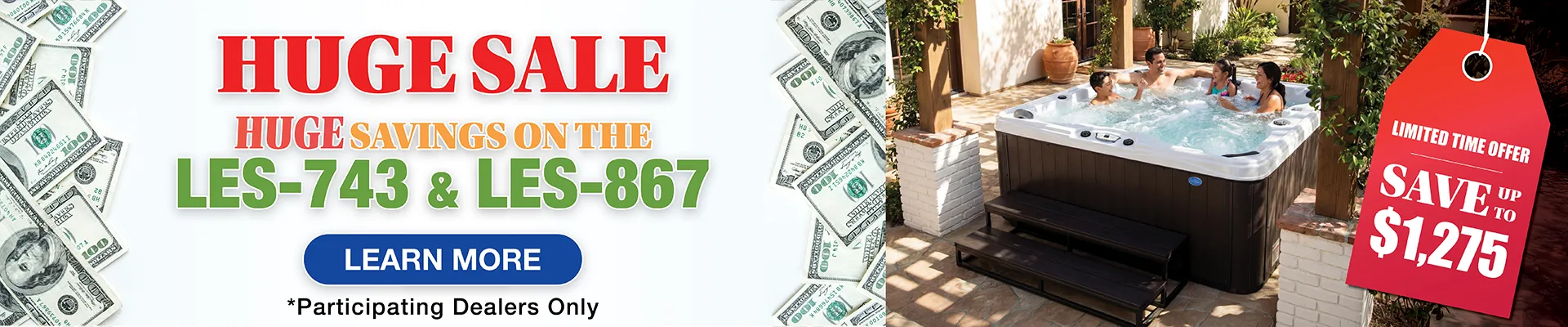 Calspas hot tub being used in a family setting - Inglewood